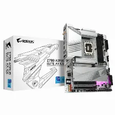 Tarjeta Madre Gigabyte Z790 Aorus Elite Ax Ice Socket Lga 1700, 4xddr5, M.2, Pci-e, Uefi Ami Bios, Wi-fi, Audio 7.1ch